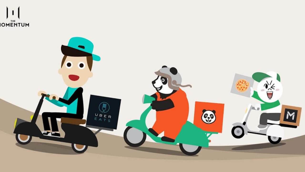 Uber ตีตลาดบริการเดลิเวอรีอาหารในกรุงเทพฯ แข่งกับ Line Man และ Foodpanda |  The Momentum