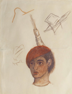 Self-portrait with Red Cap (1932)
