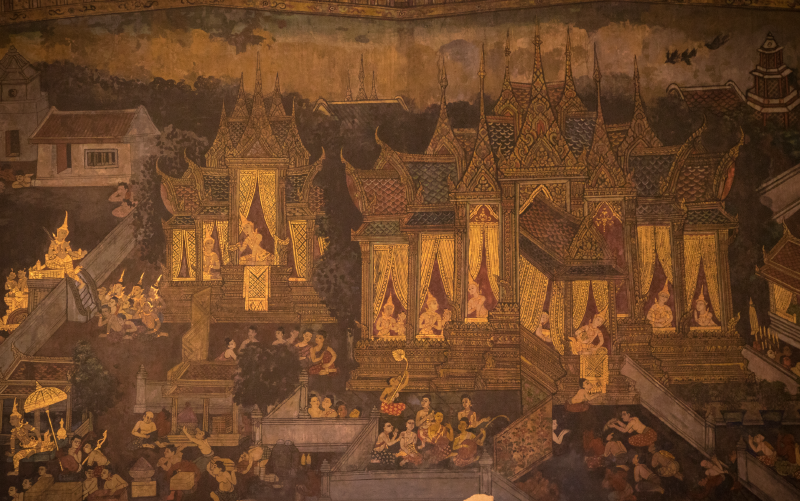 ผลการค้นหารูปภาพสำหรับ พระวิสูตร ในจิตรกรรมฝาผนัง
