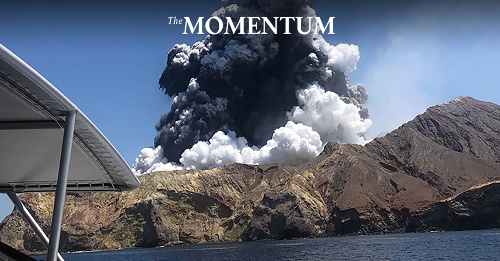 TheMOnewzealandvolcanoeruptionorderedskinfromus THE MOMENTUM